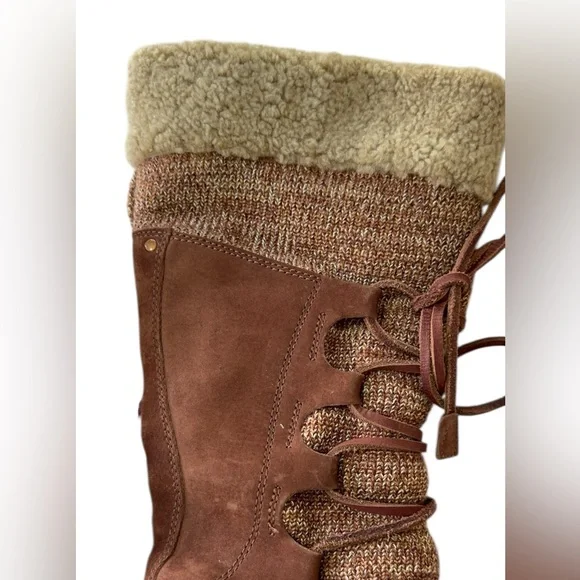 UGG Australia Torrey Woven
Winter Boots Women’s Size 8
39 Brown Leather Wool - Picture 8 of 11